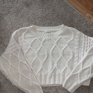 Cozy Cable Knit Princess Polly Sweater